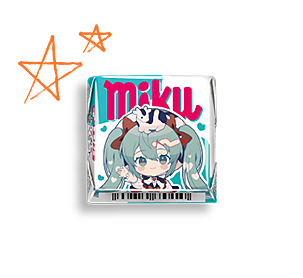 チロルチョコ〈みっくみくみるくミント〉