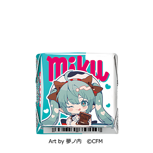 チロルチョコ〈みっくみくみるくミント〉